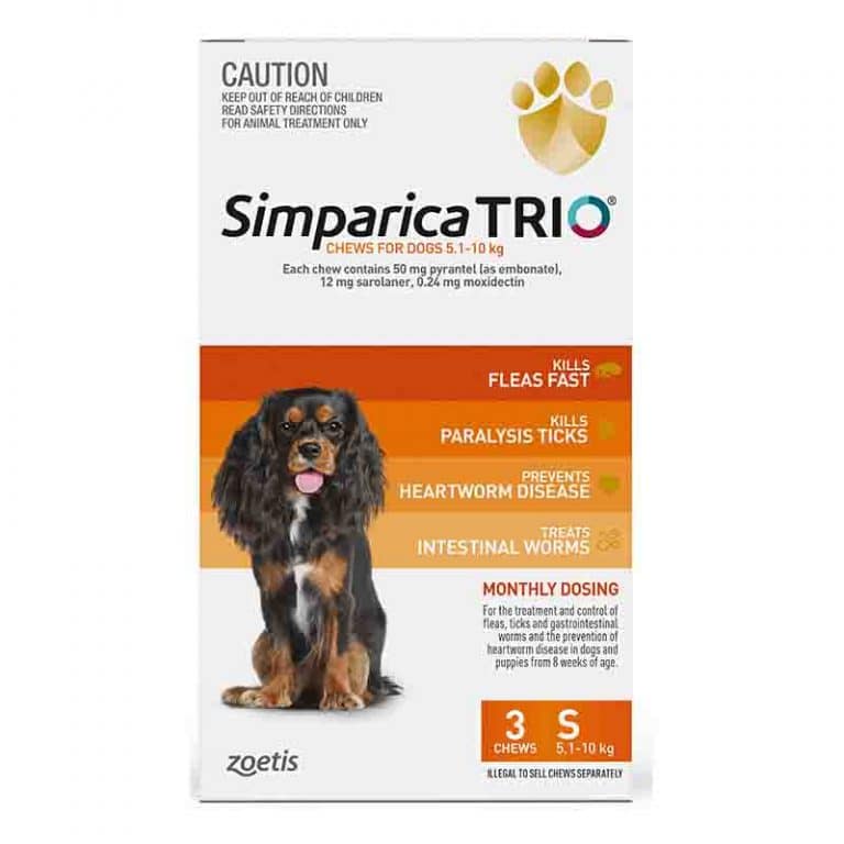 Simparica TRIO for Dogs 20.1- 40Kg Green - All your pets